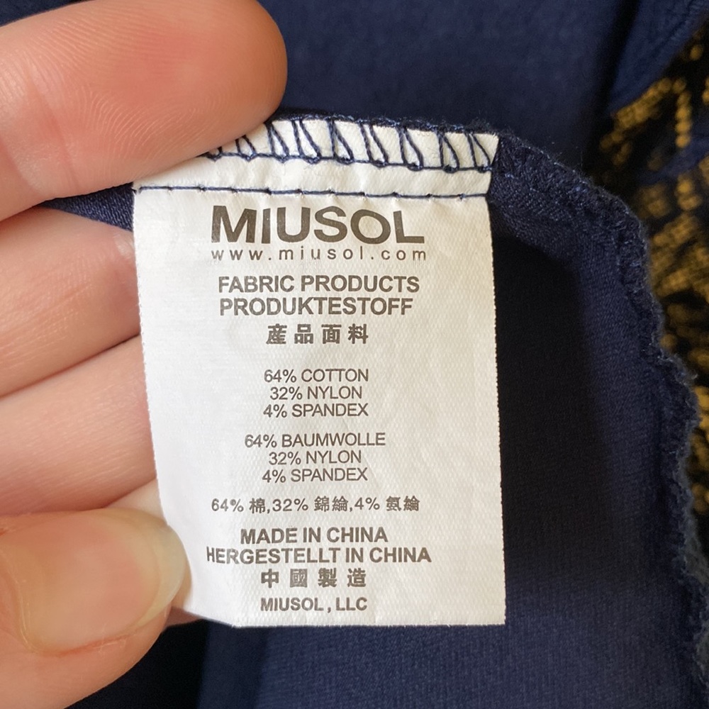Miusol Navy Blue Dress - Picture 7 of 8